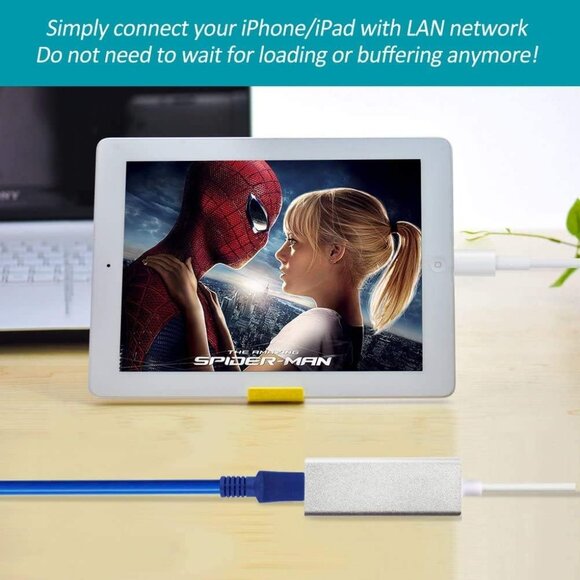 New Ethernet LAN Network Adapter for iPhone/iPad - Picture 7 of 9